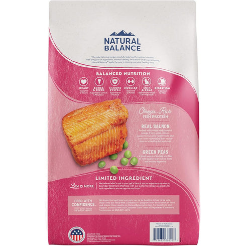 Natural Balance Grain Free Salmon & Green Pea Formula Dry Cat Food 4lb - Poudre Pet and Feed Supply